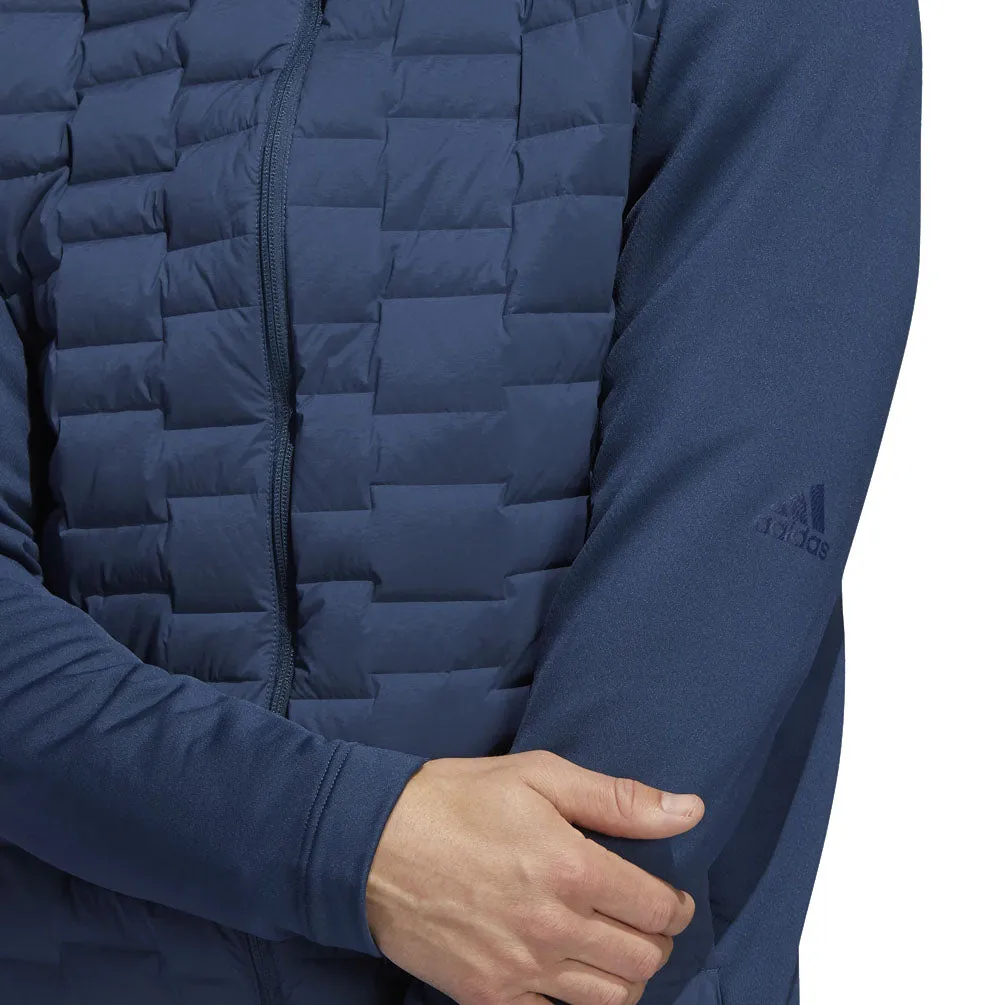 adidas FrostGuard Thermal Wind Jacket - Crew Navy Ripstop Fabric Technology Reinforced Elbows