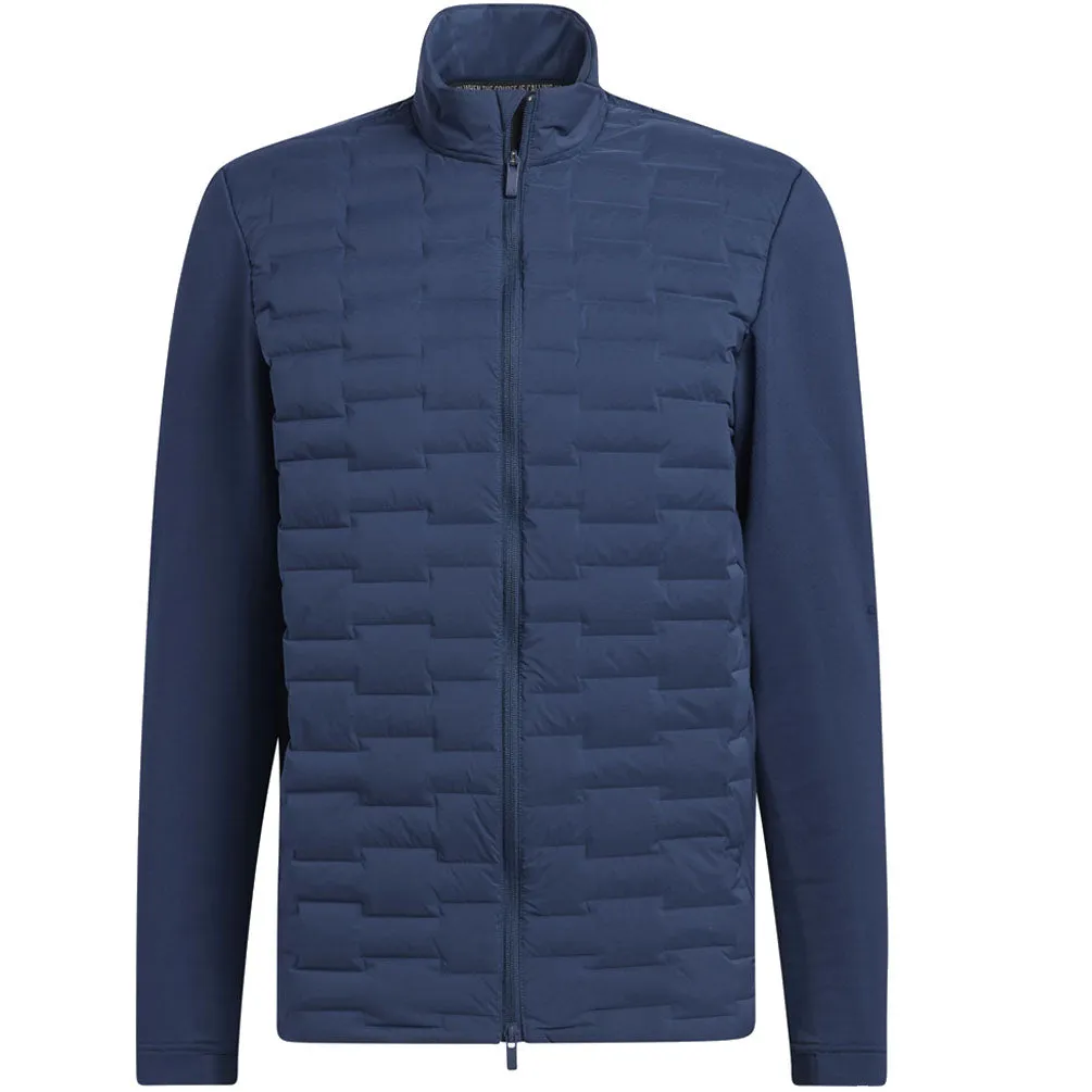 Elastic hem Full Length Zipper adidas FrostGuard Thermal Wind Jacket - Crew Navy
