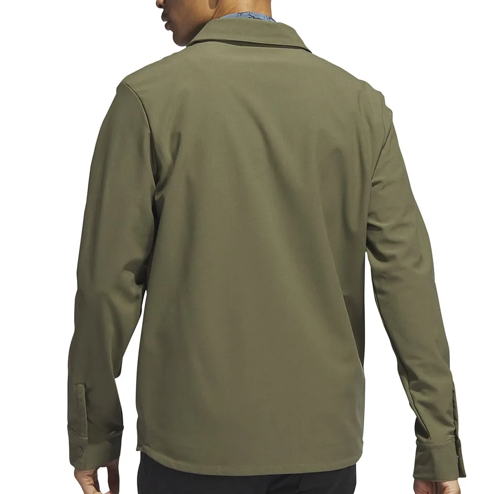 Adjustable hood design adidas Go-To Chore Jacket - Olive Strata