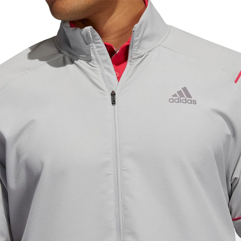 adidas Hybrid Quilt Jacket - Grey Two Waterproof Zipper