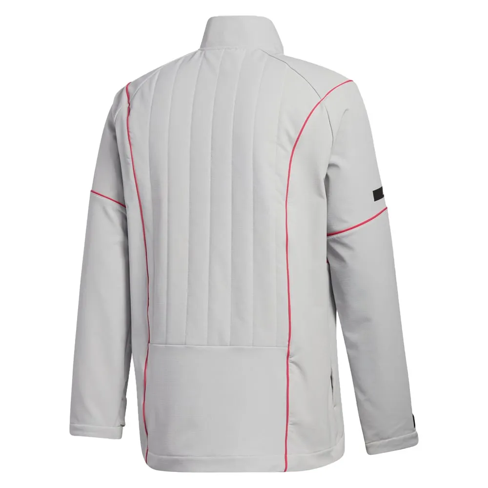adidas Hybrid Quilt Jacket - Grey Two Reflective Zippers