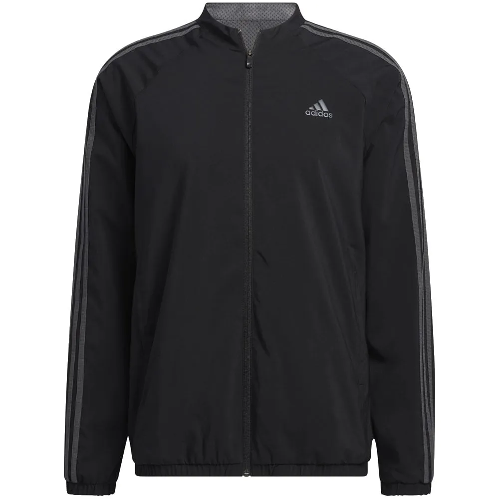 Faux Fur Collar Light Travel Piece adidas Lined Full-Zip Jacket - Black