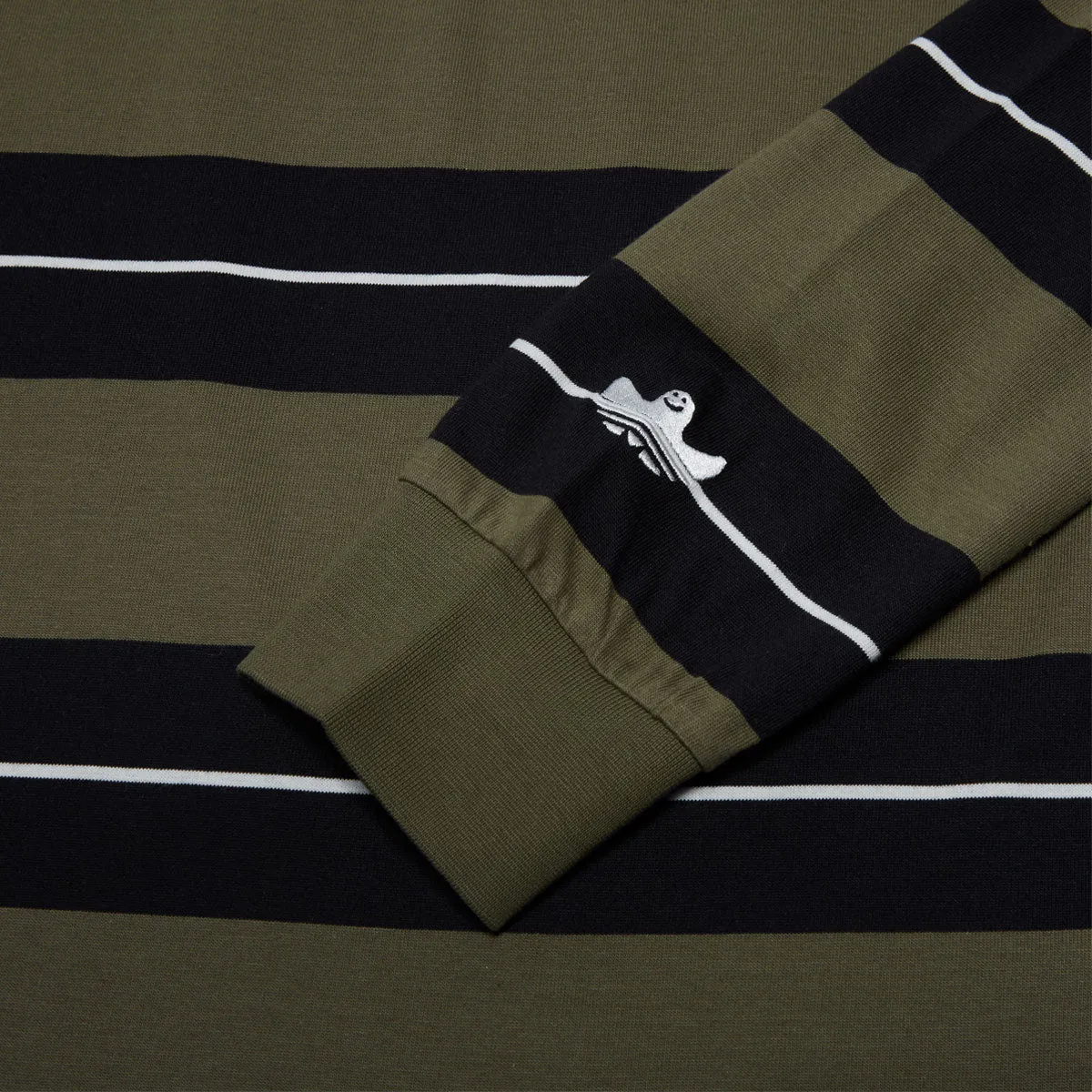 Smart Look Adidas Shmoo CS Rugby Shirt - Olive Strata/Black/Core White