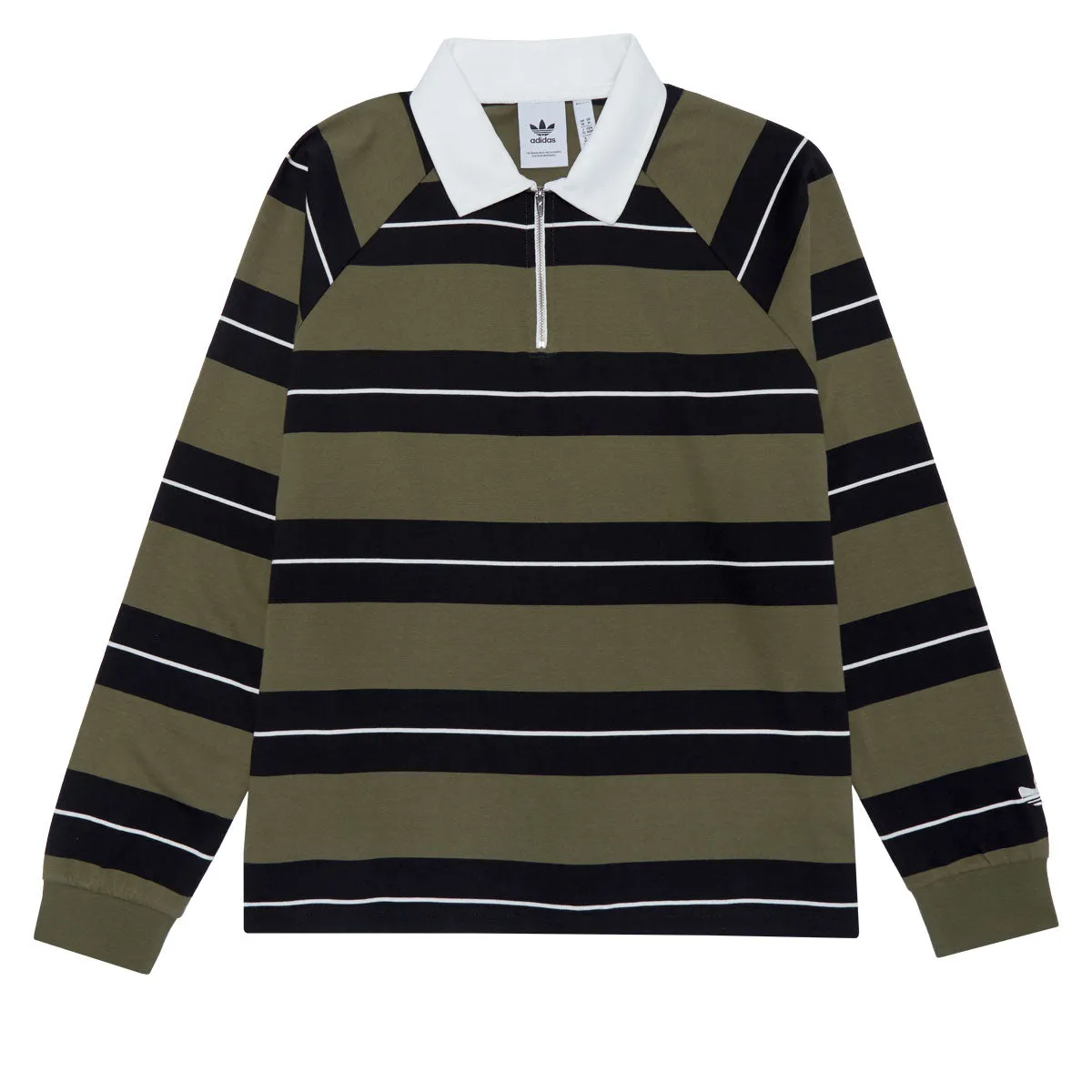 Waffle Weave Exclusive Collection Adidas Shmoo CS Rugby Shirt - Olive Strata/Black/Core White