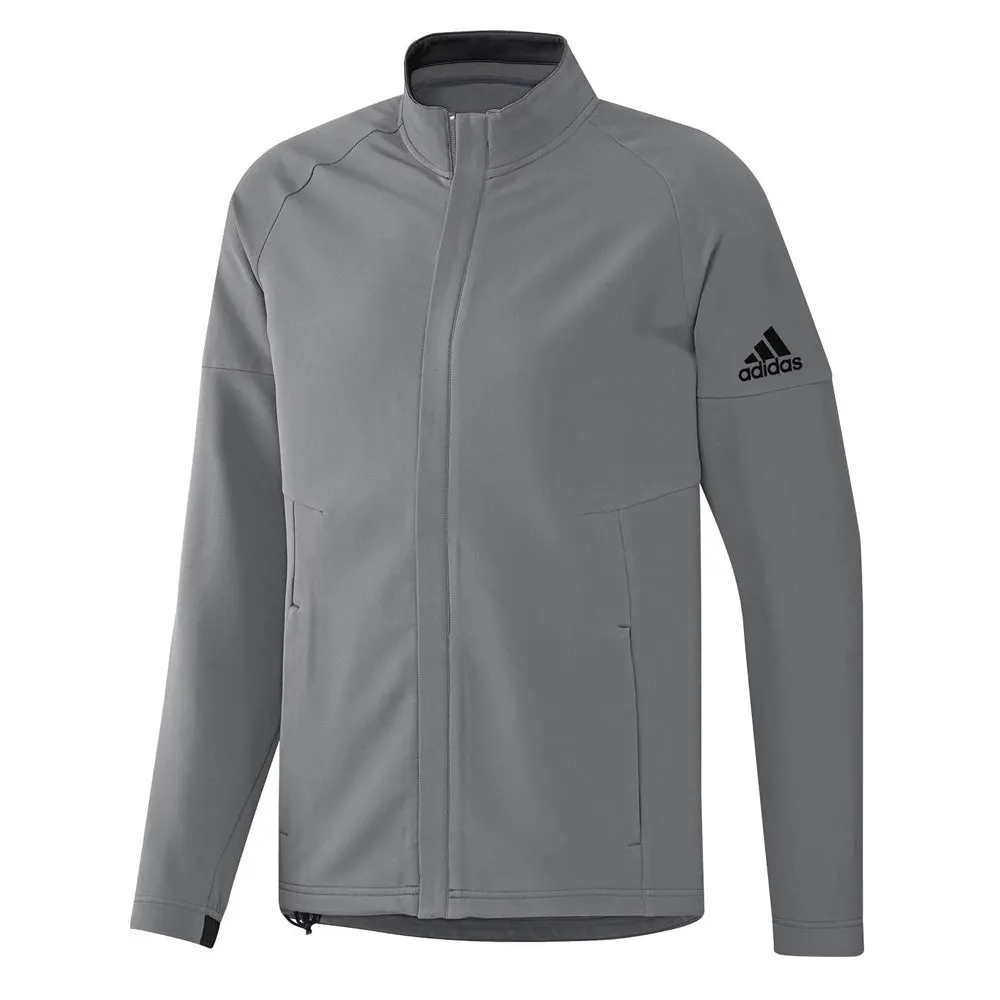 Non Iron Fabric Tech UV Resistant Finish adidas Soft Shell Jacket - Grey Three