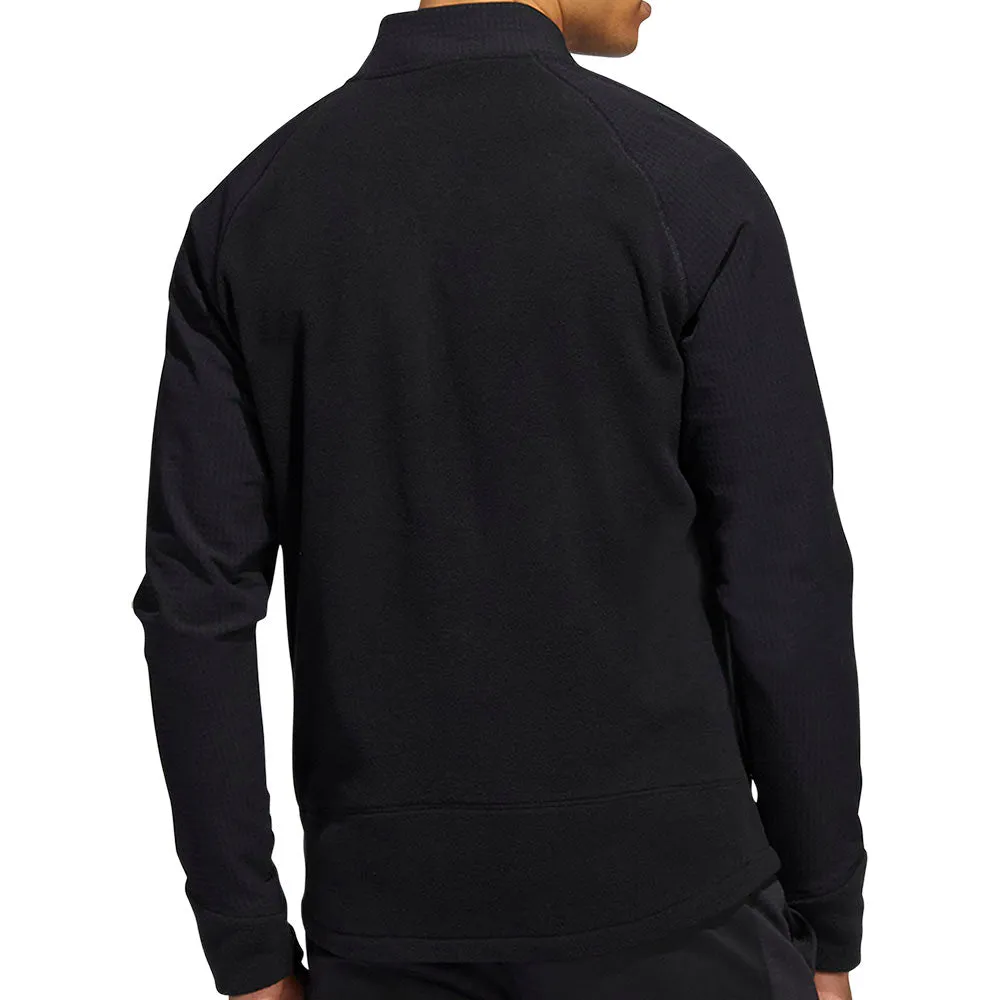 Windproof Insulated Coat adidas Statement Full Zip Jacket - Black