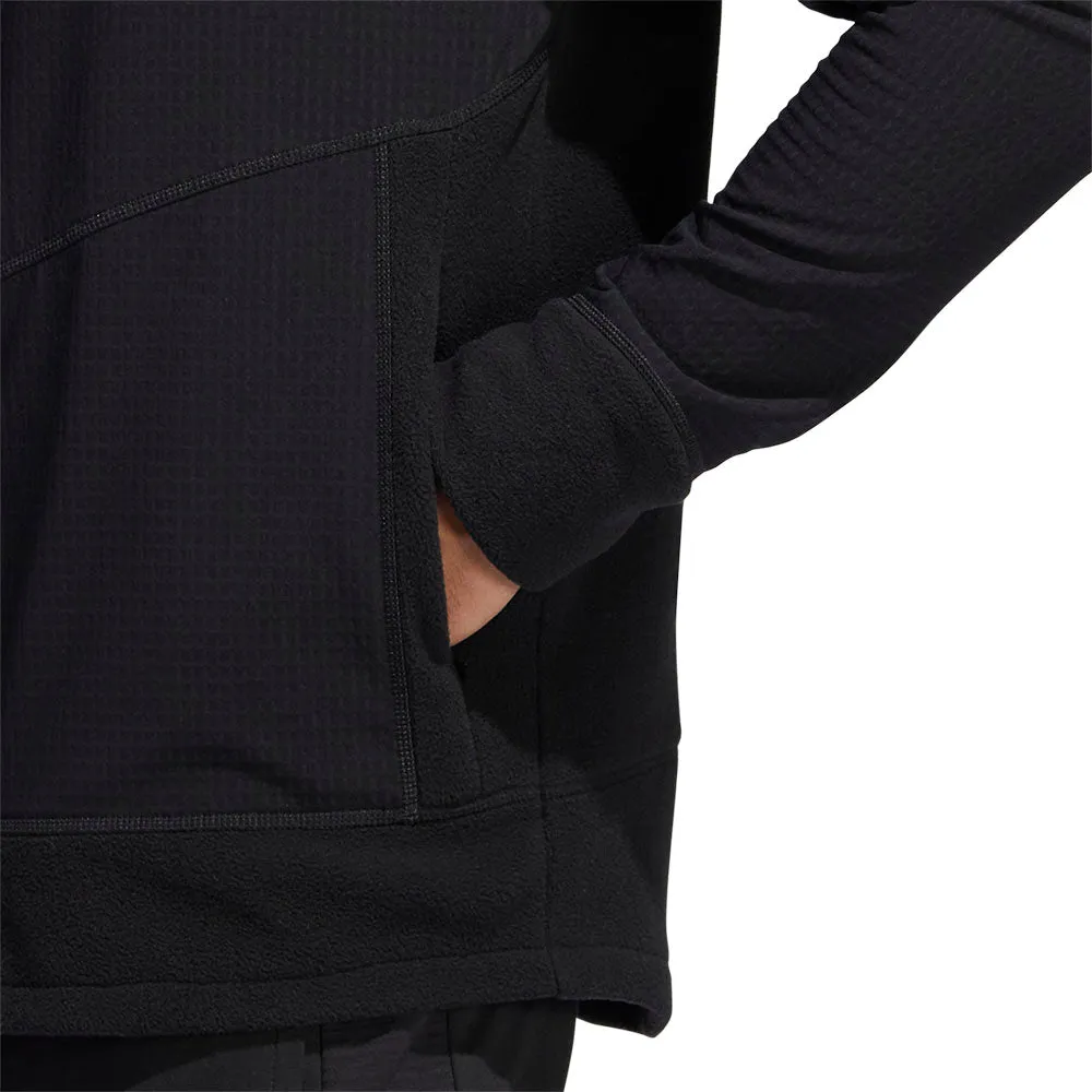 Abrasion Resistant Surface Comfy Essentials adidas Statement Full Zip Jacket - Black