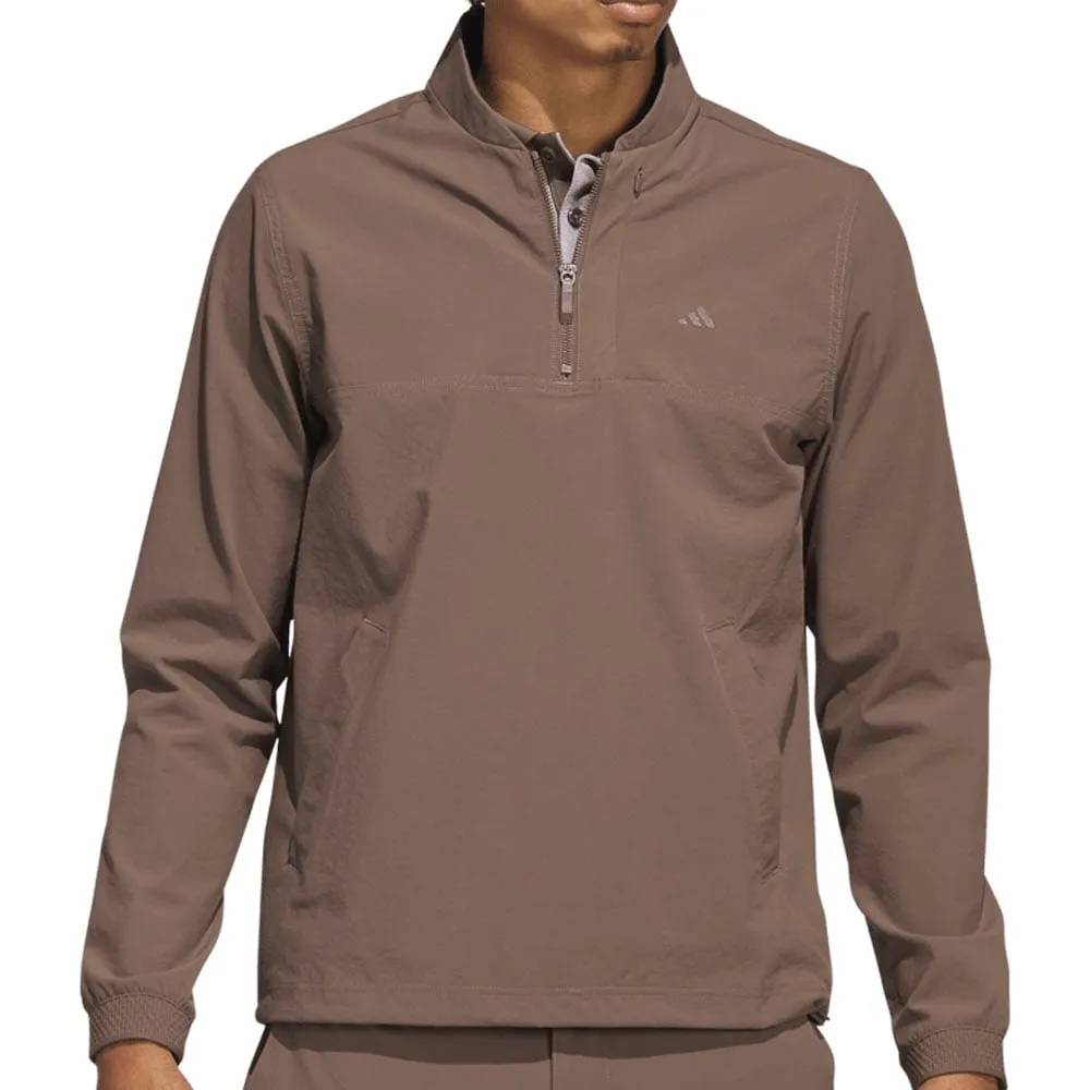 Adidas Stretch Anorak - Earth Strata Minimal Aesthetic Adjustable Hem Cords