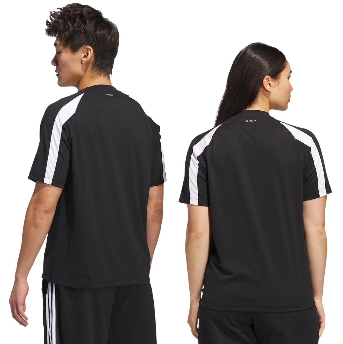 Adidas TGST Jersey - Black/White Reinforced Side Vents Timeless Piece