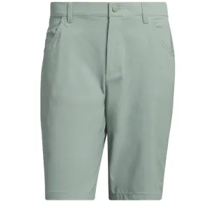 adidas Ultimate365 5 Pocket Shorts - Silver Green high waisted