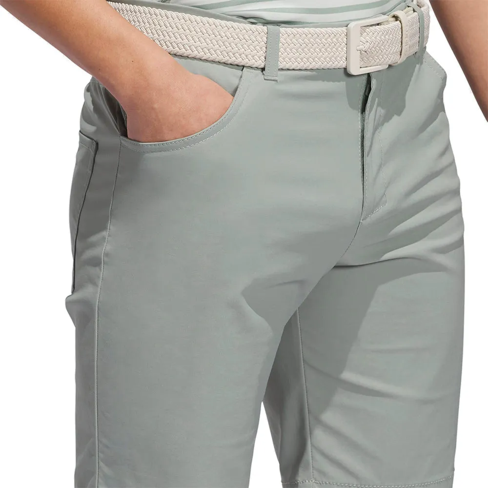 adidas Ultimate365 5 Pocket Shorts - Silver Green Quick Dry Technology