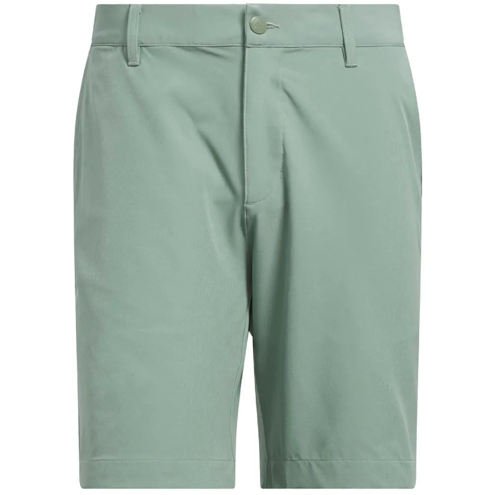 adidas Ultimate365 8.5" Shorts - Silver Green Flex Fit Design Nylon Material