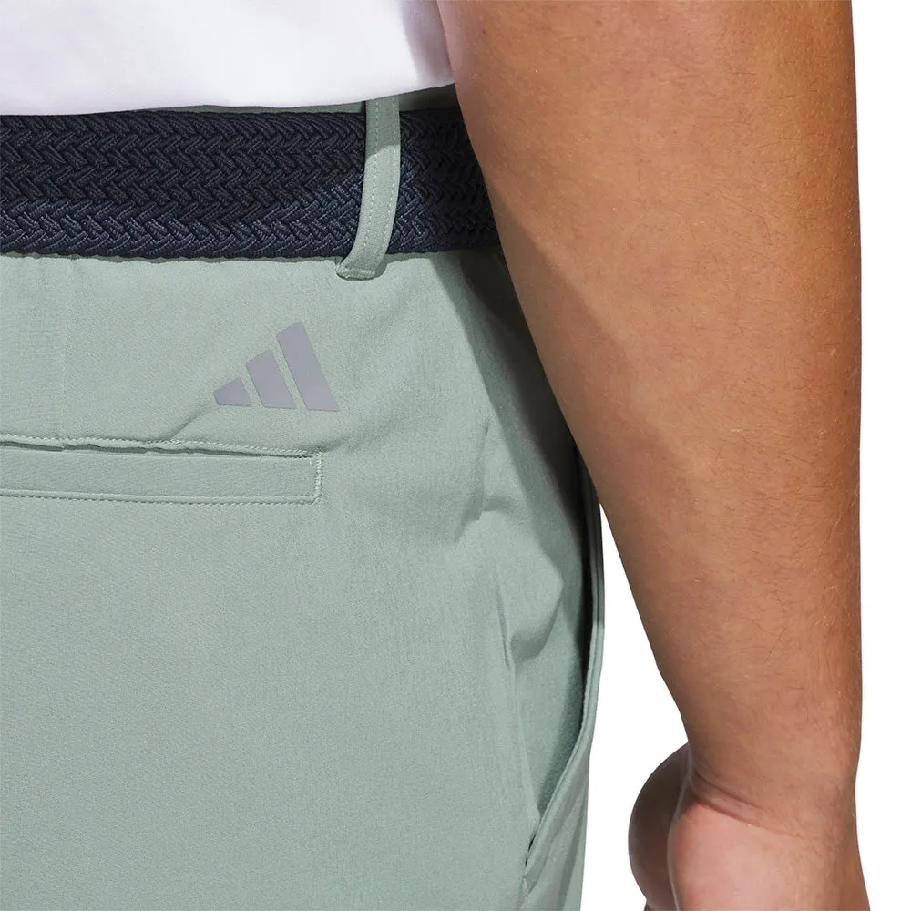 Double Needle Stitching adidas Ultimate365 8.5" Shorts - Silver Green