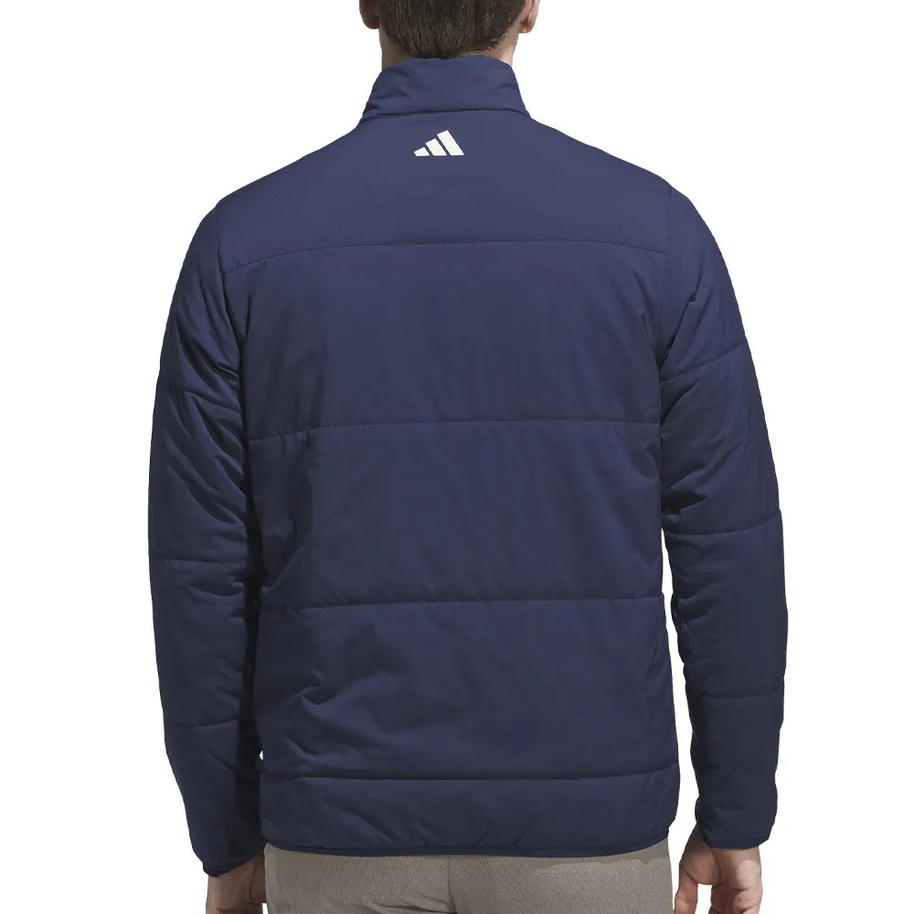 UV Protective Flatlock Seam Construction adidas Ultimate365 Arctic 1/4 Zip Jacket - Collegiate Navy