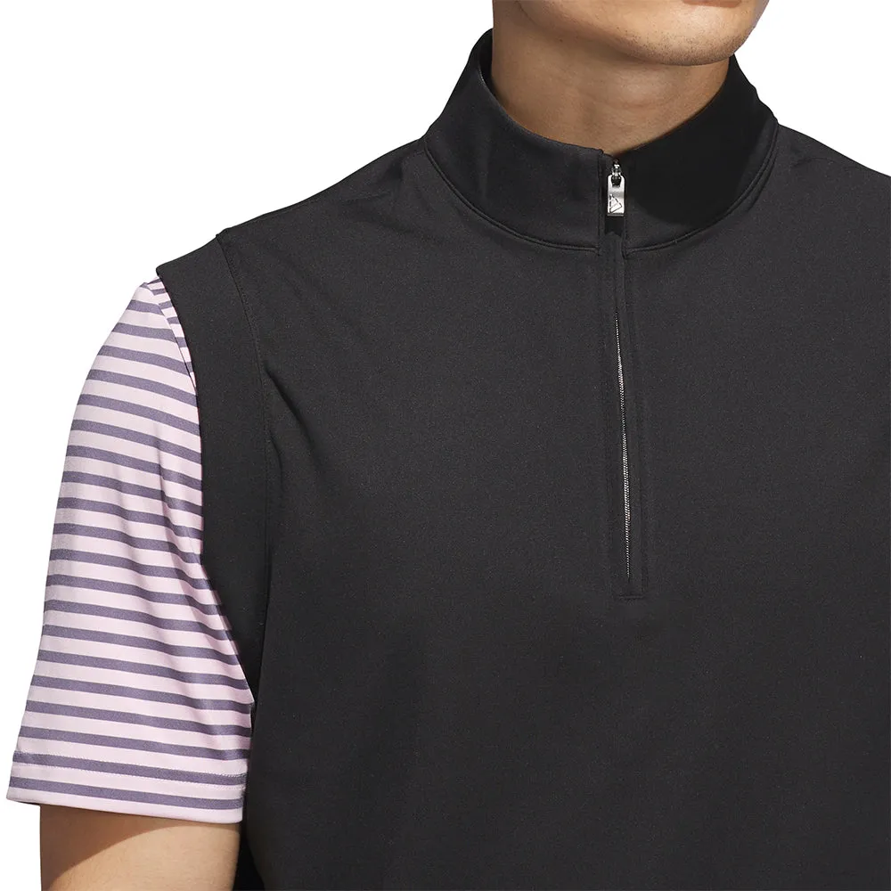 Anti Static Lining Modular Layering Compatibility adidas Ultimate365 Classic 1/4 Zip Vest - Black