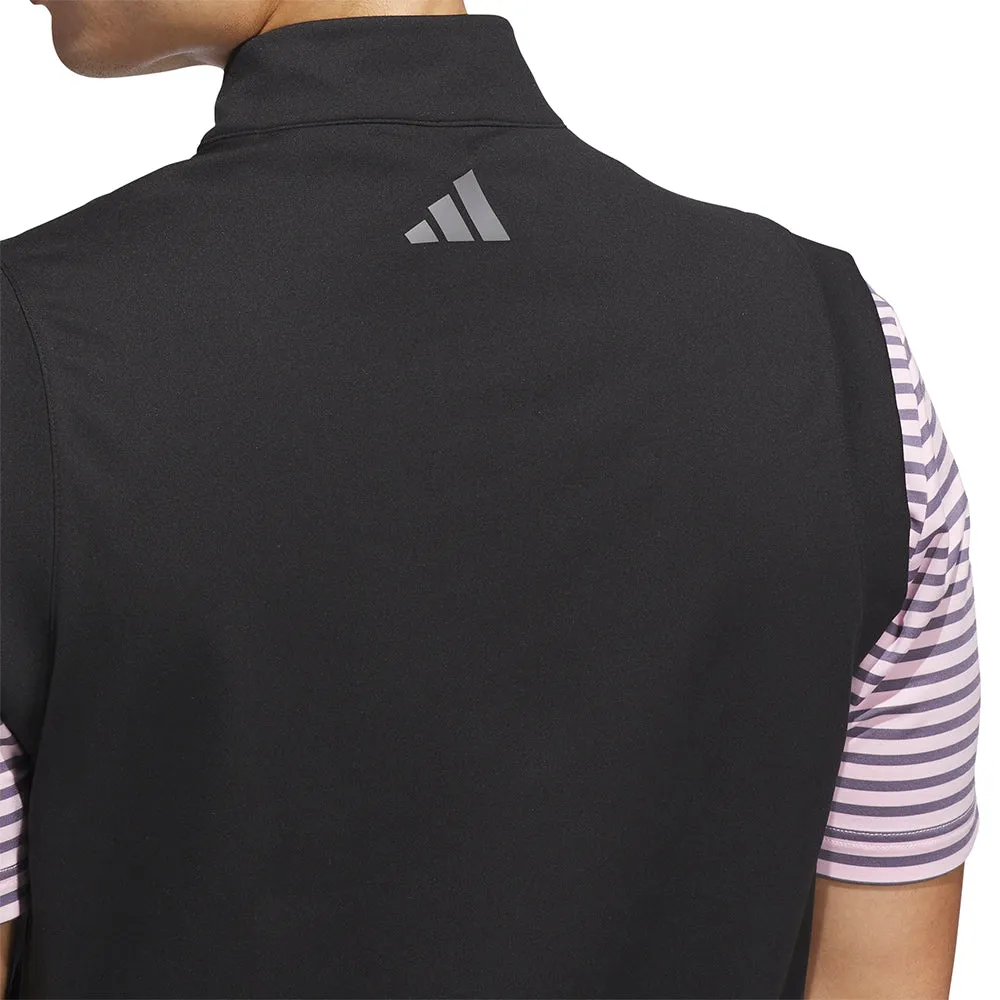 adidas Ultimate365 Classic 1/4 Zip Vest - Black Genuine