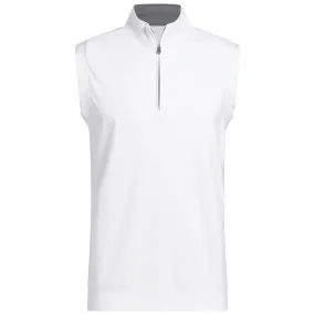 adidas Ultimate365 Classic 1/4 Zip Vest - White basic