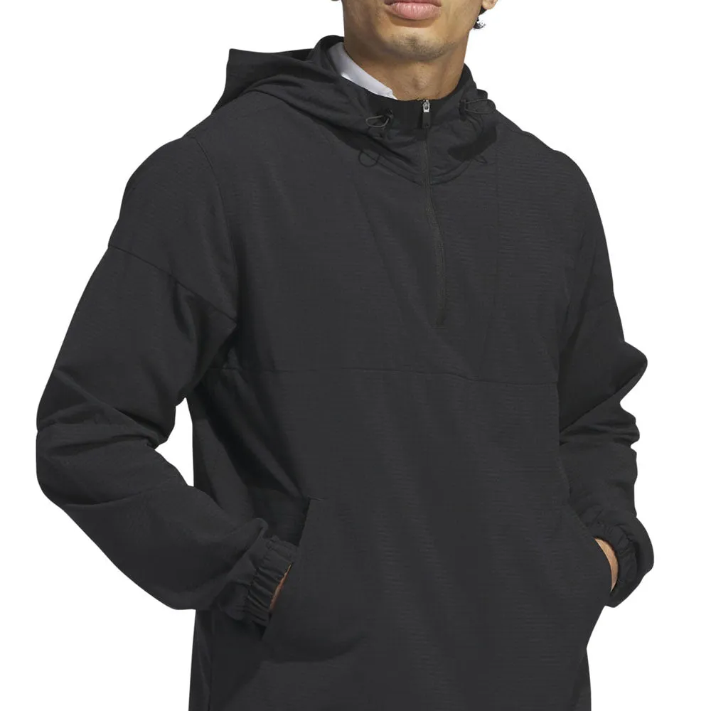 Puffer Design Durable Water Repellent adidas Ultimate365 Club Anorak - Black