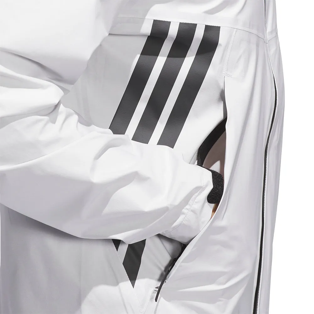 adidas Ultimate365 Tour CLIMAPROOF  Full-Zip Waterproof Jacket - Grey One Cold Climate