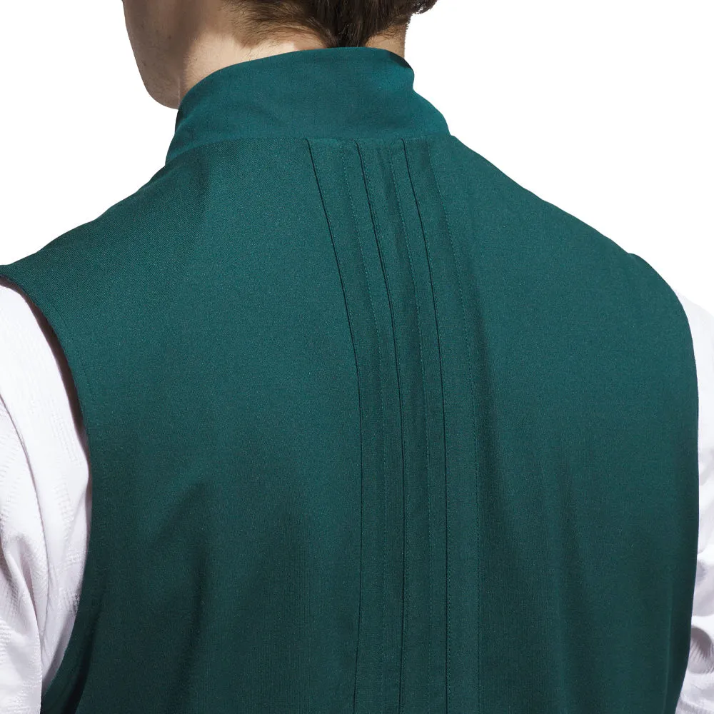 High Collar Structure adidas Ultimate365 Tour Full-Zip Vest - Aurora Ivy