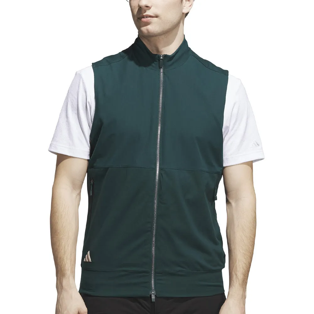 petite size adidas Ultimate365 Tour Full-Zip Vest - Aurora Ivy
