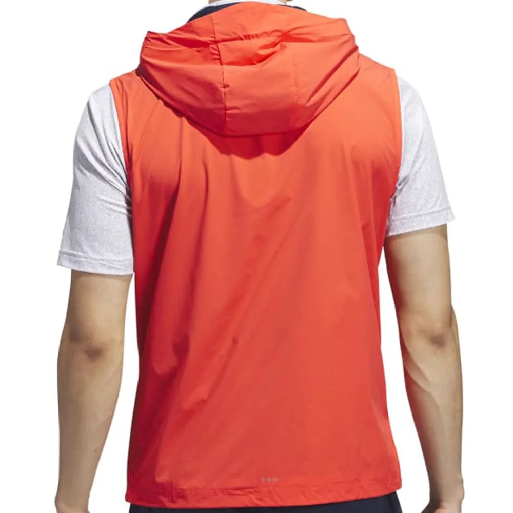 adidas Ultimate365 Tour Wind.Rdy Vest - Bright Red Moment Adjustable Straps