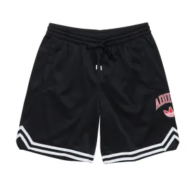 Adidas Varsity Basketballs Shorts - Black Street Chic Roll Up Cuff Design