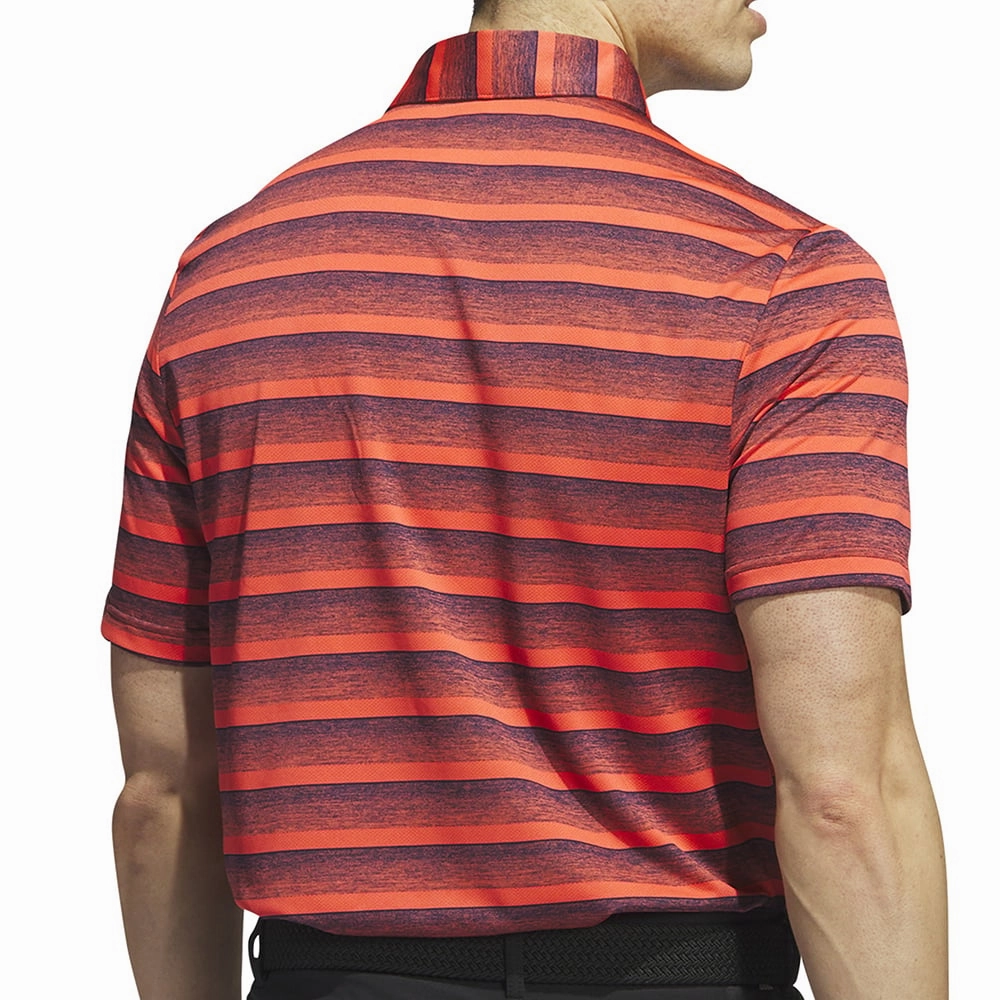 Daily Casual Formal Occasion adidas 2-Colour Stripe Polo Shirt - Collegiate Navy/Bright Red
