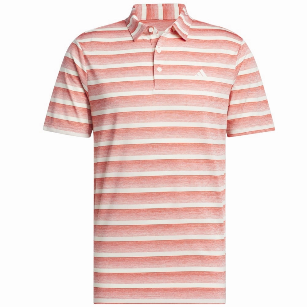 Layering Essential athletic style adidas 2 Colour Stripe Polo Shirt - Preloved Scarlet/Ivory