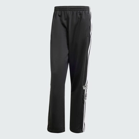 ADIDAS ADIBREAK TRACKSUIT BOTTOMS-BLACK No Gap Waistband DurableReinforcedMaterial