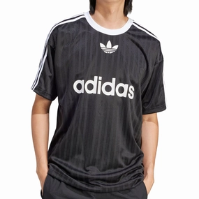 Adidas Adicolor Poly T-Shirt - Black/White Geometric precision