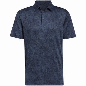 adidas Aerial Jacquard Polo Shirt - Arctic Night OdorResistant Fabric
