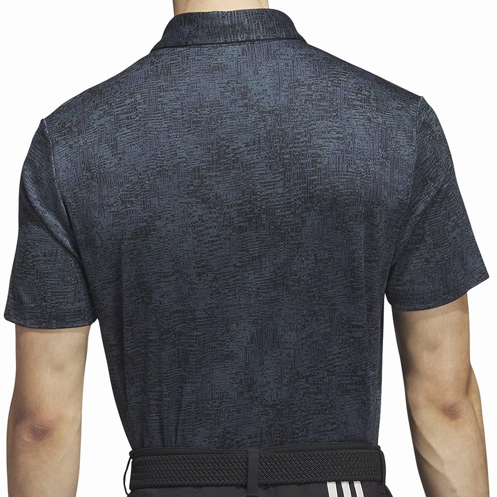 Soft and Lightweight Cozy And Warm adidas Aerial Jacquard Polo Shirt - Arctic Night