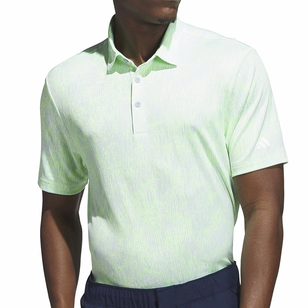 adidas Aerial Jacquard Polo Shirt - Lucid Lemon Practical Wear