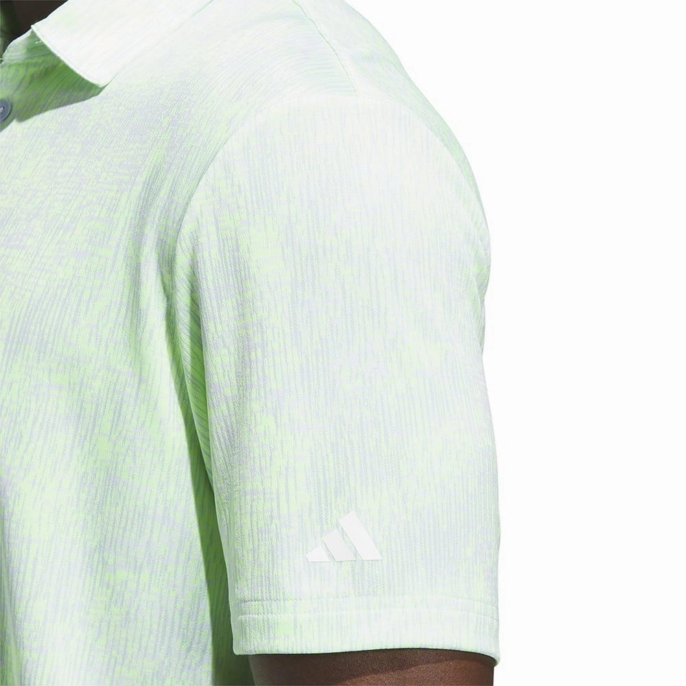 Relaxed Wear Classic Trend Look adidas Aerial Jacquard Polo Shirt - Lucid Lemon