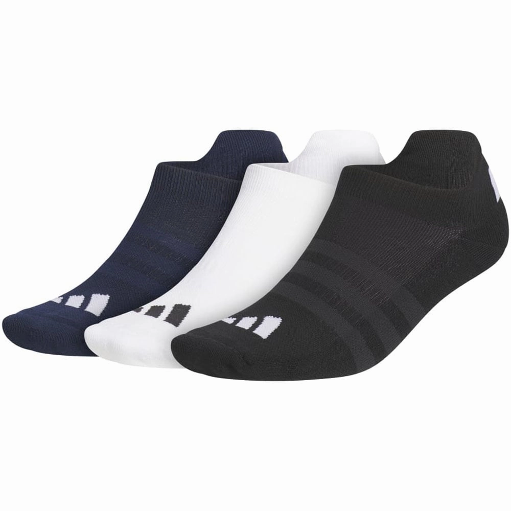adidas Ankle Socks (3 Pack) - Navy/White/Black Tight fitting Apartment