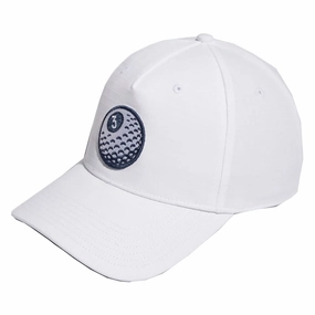 adidas Baller Golf Cap - White Fresh Daywear