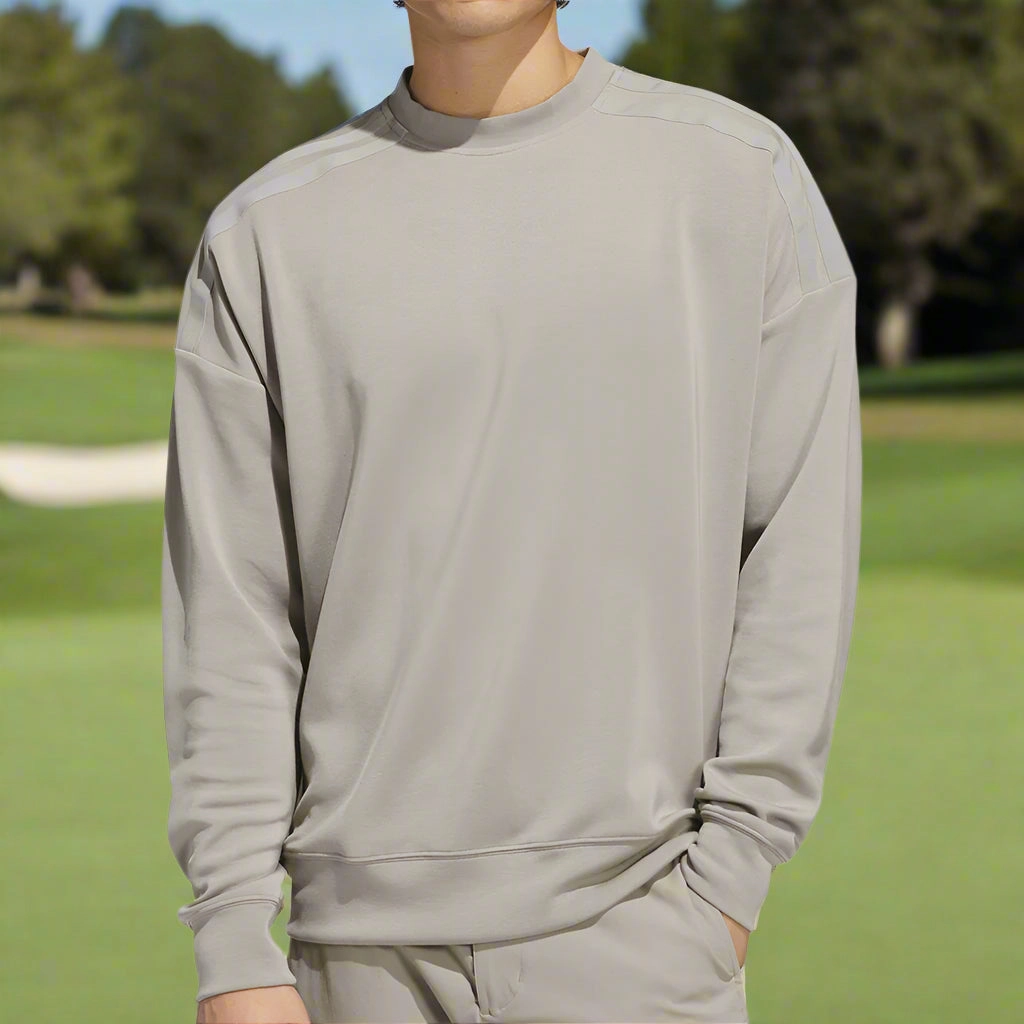 Vibrant Print Fashion Wear adidas Beyond the Course Pullover - Putty Beige
