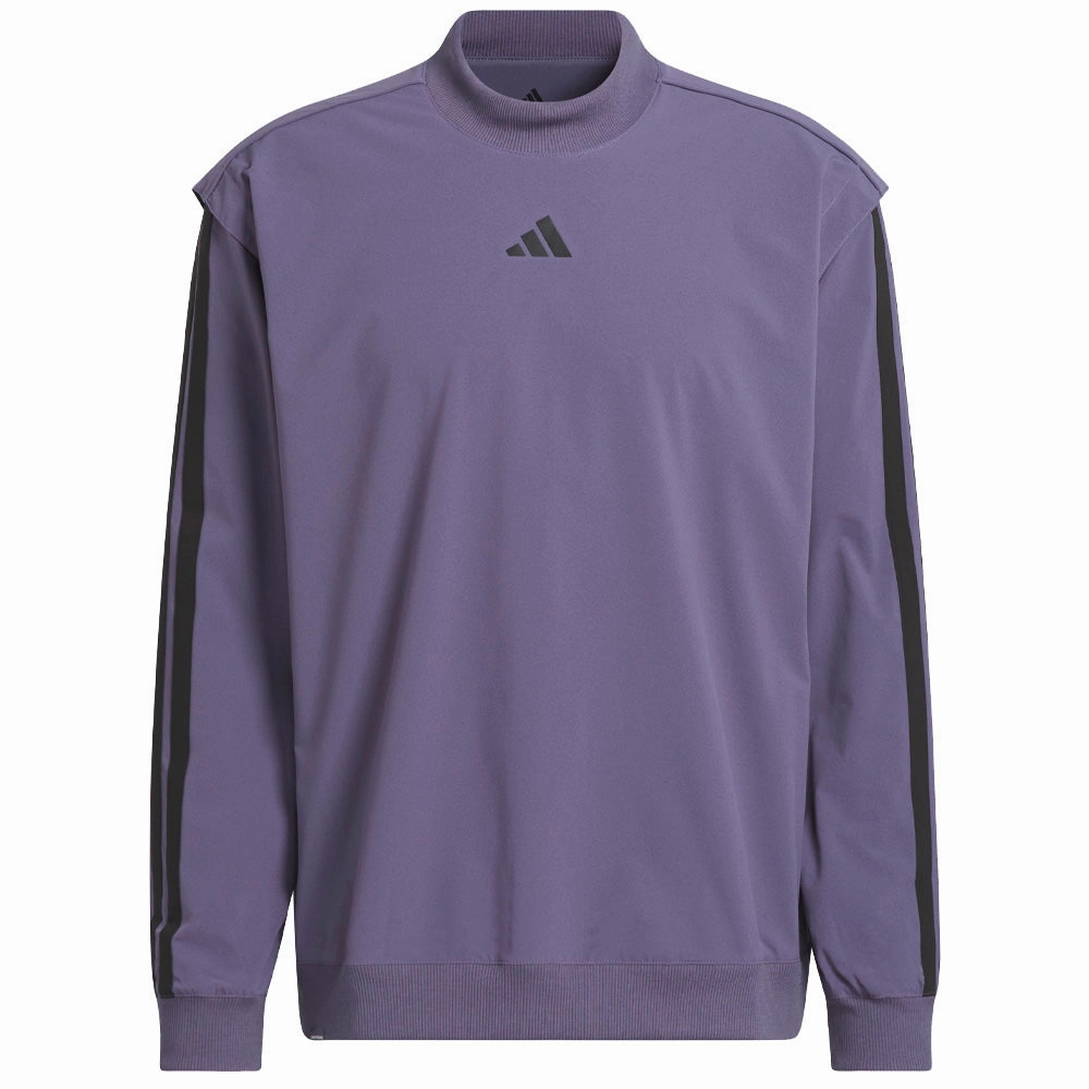 product personalization ideas product cycling suitability adidas Beyond Twistweave Hybrid Loose Sweatshirt - Preloved Violet