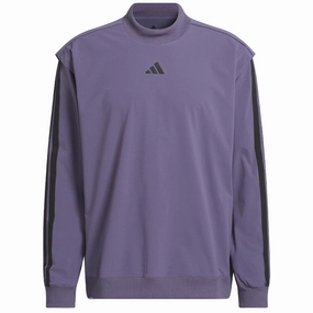 product personalization ideas product cycling suitability adidas Beyond Twistweave Hybrid Loose Sweatshirt - Preloved Violet