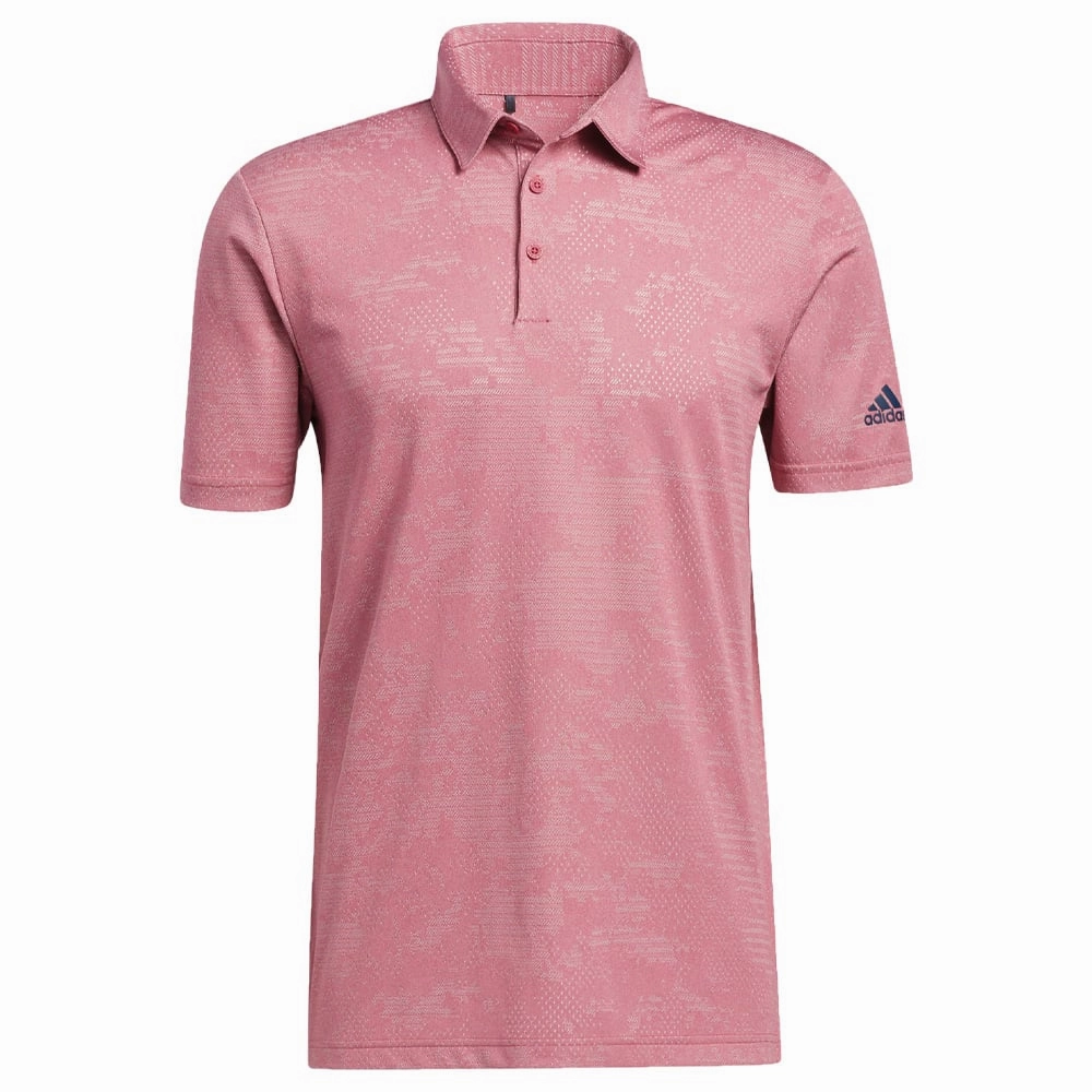 All-Day Comfort Wear AntiPillingTreatment adidas Camo Polo shirt - Wild Pink/Grey Two