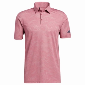 adidas Camo Polo shirt - Wild Pink/Grey Two Cozy Feeling Chafe Free Armhole