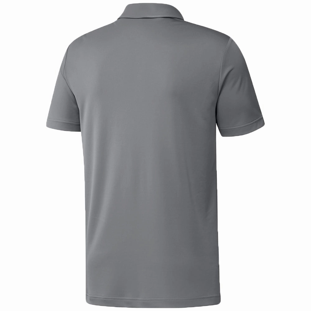 Eco Friendly Dye Easy Wear Look adidas Chest Print Polo Shirt - Grey Three