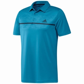Picnic adidas Chest Print Polo Shirt - Sonic Aqua