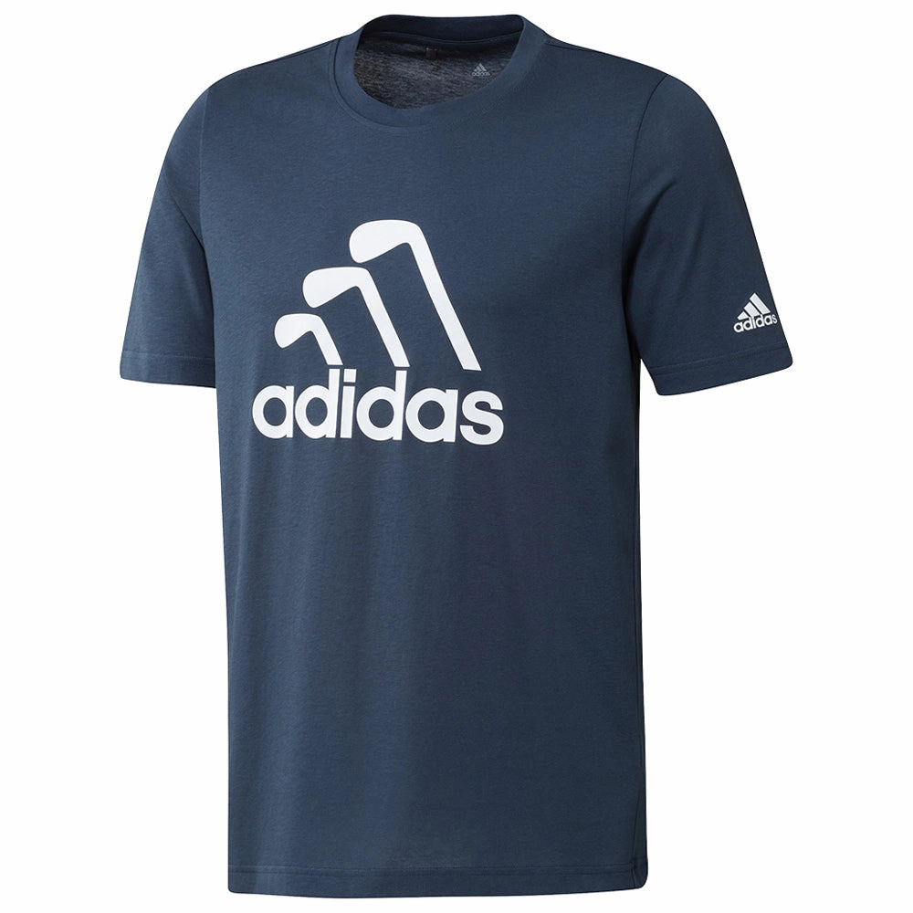 adidas Club Better T-Shirt - Crew Navy Crew Neck Design