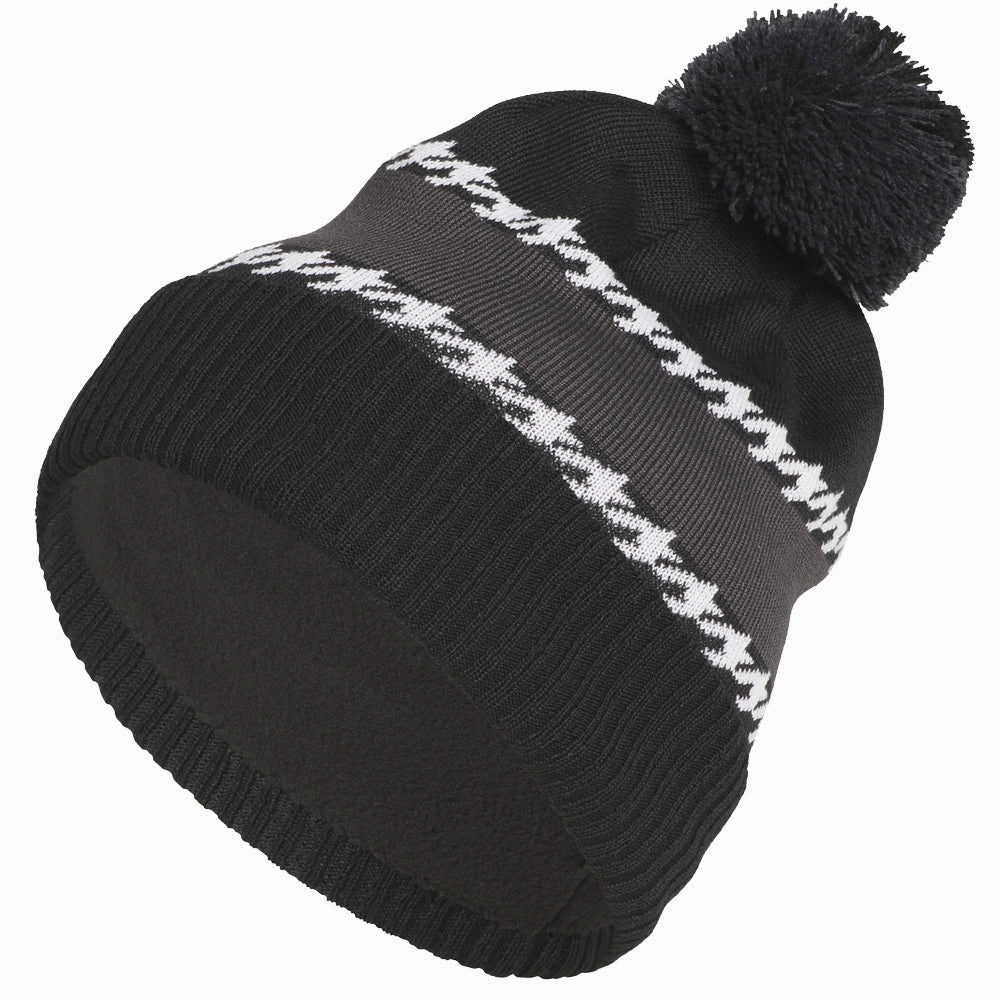 Fall Vibes adidas Cold.rdy 3- Stripes Pom Beanie - Black