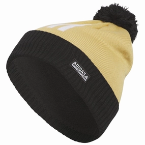 Travel Light Snapback Look adidas COLD.RDY Three Stripe Pom Beanie - Oat