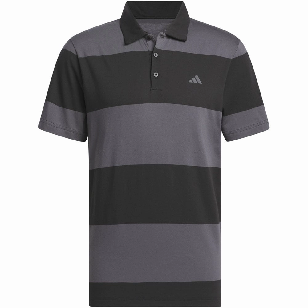adidas Core Block Polo Shirt - Black/Grey Six Light Style Trend Anti microbial coating