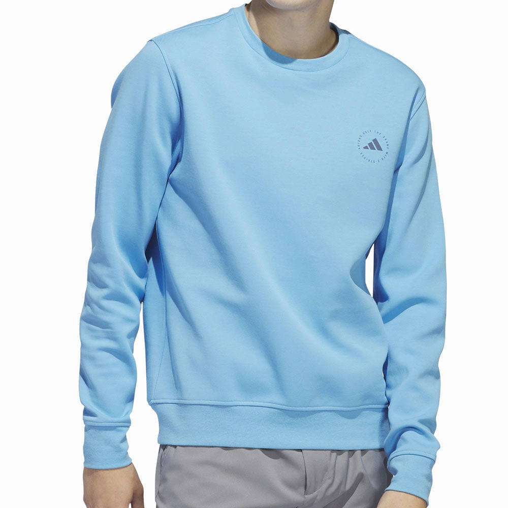 Chill Comfort marbled adidas Core Crew Neck Pullover - Semi Blue Burst