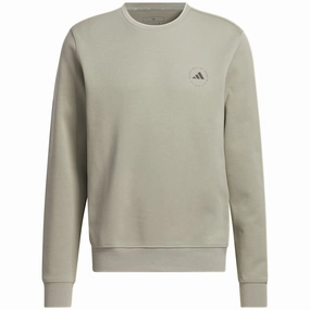 vacation wear Soft Fabric adidas Core Crew Neck Pullover - Silver Pebble